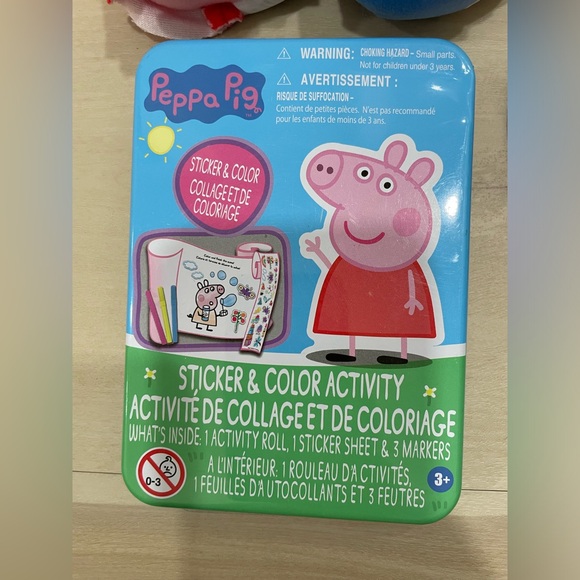 NWT Peppa Pig Kids Toy/Art Bundle. Peppa and George Plush. - Picture 4 of 6